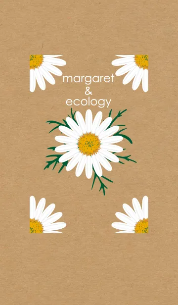 [LINE着せ替え] マーガレット＆エコロジーの画像1