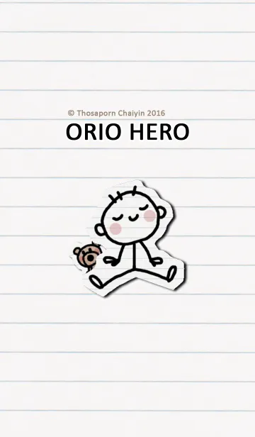 [LINE着せ替え] Orio heroの画像1