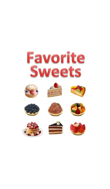 [LINE着せ替え] Favorite Sweetsの画像1