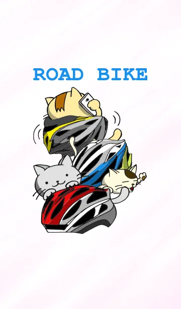 [LINE着せ替え] ロードバイク乗りってやつは 猫といっしょの画像1