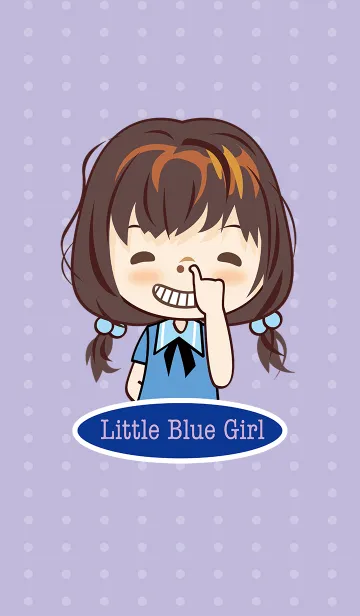 [LINE着せ替え] Little Blue Girlの画像1