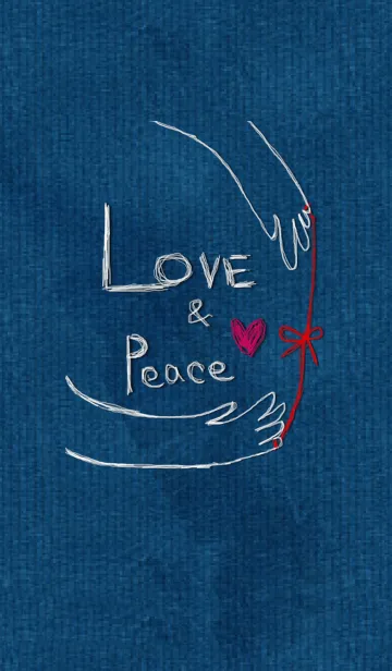 [LINE着せ替え] love ＆ peaceの画像1