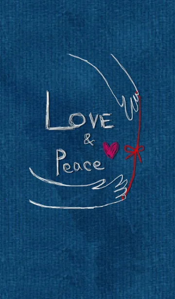 love ＆ peaceのLINE着せ替え