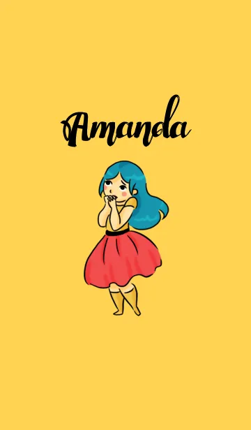 [LINE着せ替え] Amandaの画像1