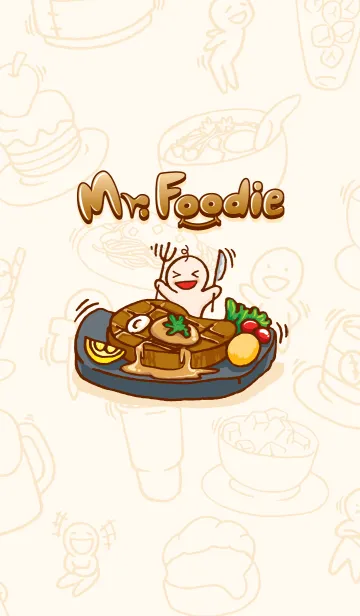 [LINE着せ替え] Mr. Foodieの画像1