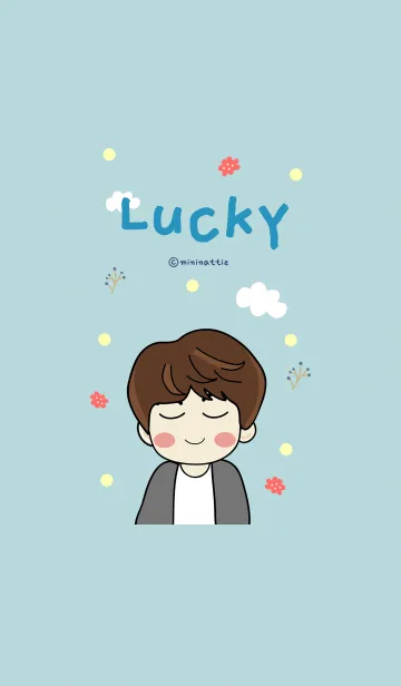 [LINE着せ替え] Lucky Boyの画像1