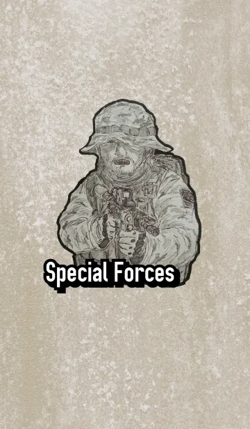 [LINE着せ替え] ミリタリー劇画着せかえ 特殊部隊編の画像1