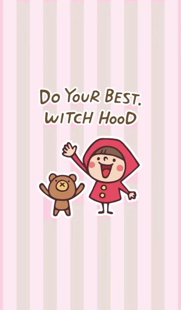 [LINE着せ替え] Do your best. Witch hood.の画像1