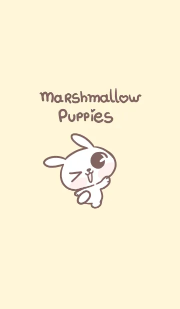 [LINE着せ替え] Marshmallow Puppiesの画像1