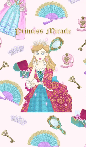 プリンセス・ミラクルのLINE着せ替え