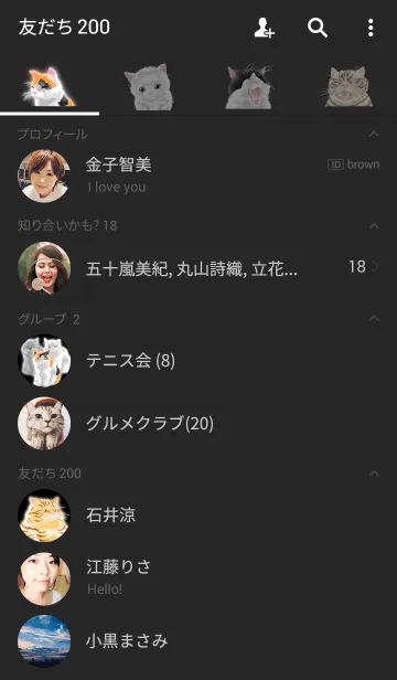 [LINE着せ替え] ひかるねこの画像2