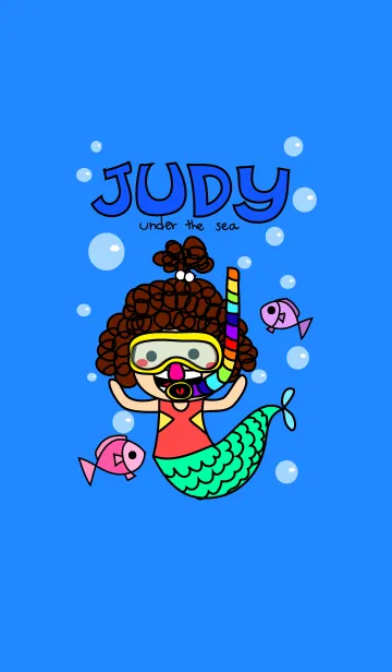[LINE着せ替え] ๋ジューデイーチャン（海の中）の画像1