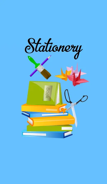 [LINE着せ替え] 学校の文房具達の画像1