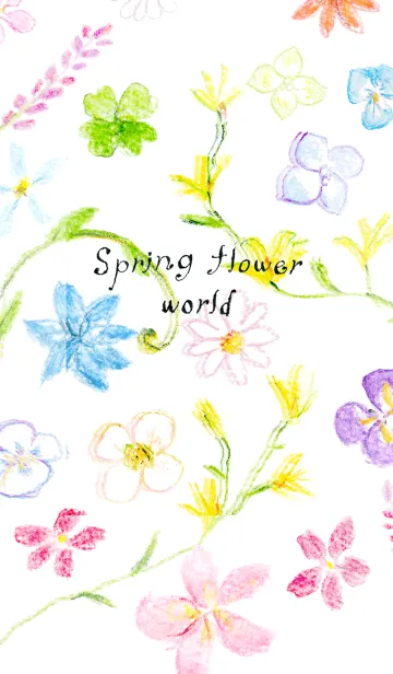 [LINE着せ替え] Spring flower worldの画像1