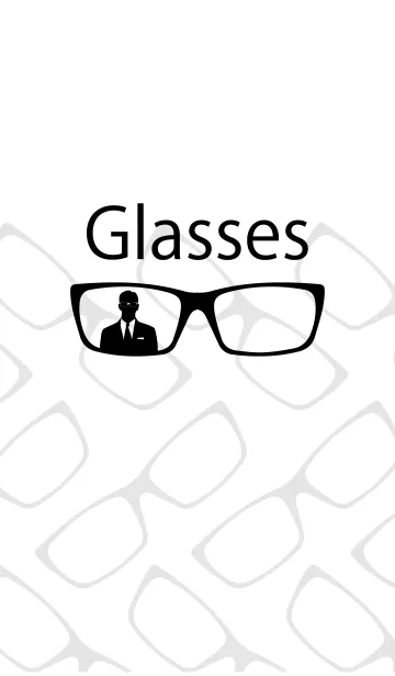 [LINE着せ替え] Glasses メガネの画像1