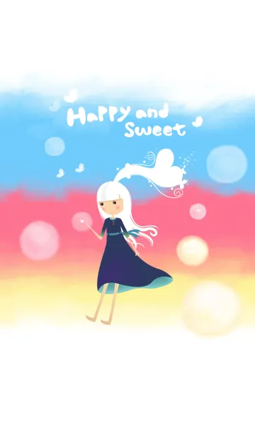 noodlegirl happy and sweet(03)のLINE着せ替え