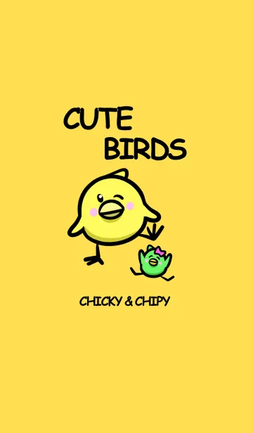 [LINE着せ替え] CUTE BIRDS~カワイイとりさん～の画像1