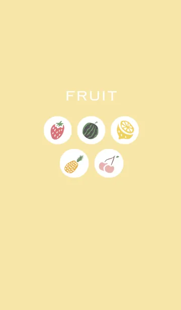 [LINE着せ替え] FRUITの画像1