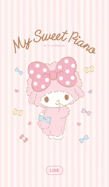 マイスイートピアノのLINE着せ替え