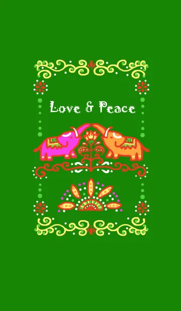 [LINE着せ替え] Love＆Peaceの画像1