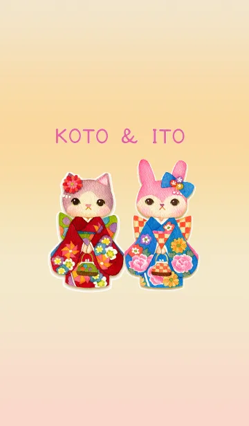 [LINE着せ替え] Koto and Itoの画像1