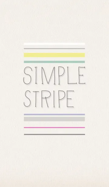 [LINE着せ替え] SIMPLE STRIPEの画像1