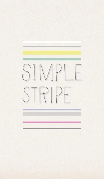 SIMPLE STRIPEのLINE着せ替え