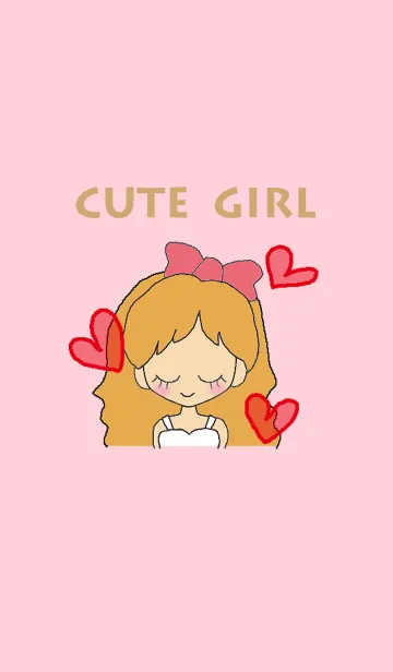 CUTE GIRLのLINE着せ替え