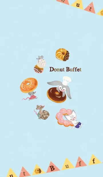 [LINE着せ替え] Donut Buffetの画像1