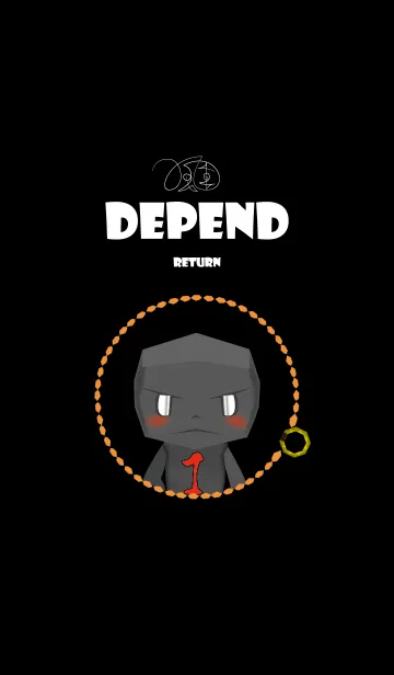 [LINE着せ替え] black manの画像1