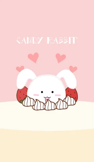 [LINE着せ替え] Candy Rabbitの画像1