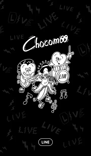 [LINE着せ替え] LIVE! LIVE! LIVE! by Chocomooの画像1