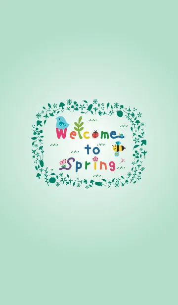[LINE着せ替え] Welcome to Spring ！の画像1