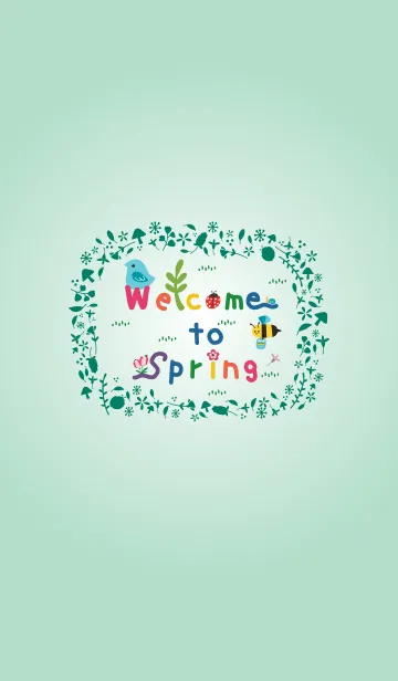 Welcome to Spring ！のLINE着せ替え