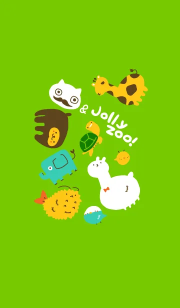 ひげねこさんとゆかいな動物園のLINE着せ替え