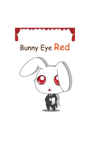[LINE着せ替え] Bunny Eye Redの画像1