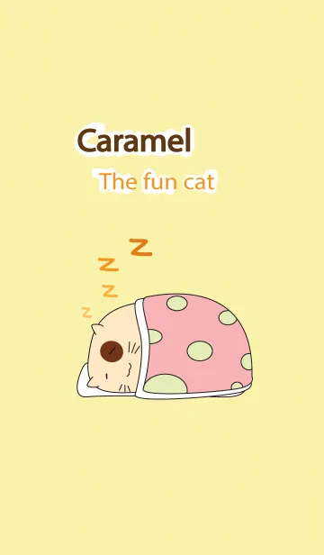 [LINE着せ替え] Caramel : The fun catの画像1