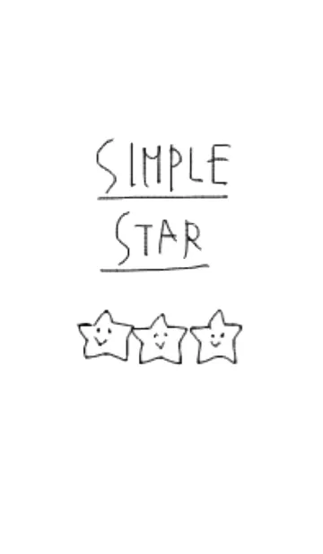[LINE着せ替え] SIMPLE STARの画像1