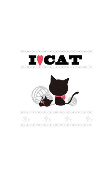 [LINE着せ替え] I LOVE CATの画像1