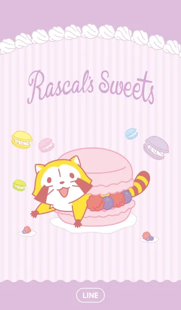 [LINE着せ替え] ラスカル☆Sweetsの画像1