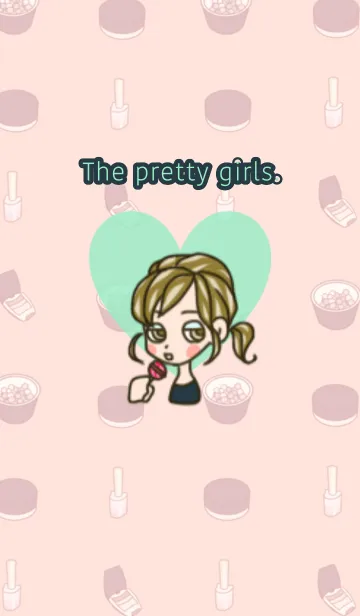 プリティガールズのLINE着せ替え
