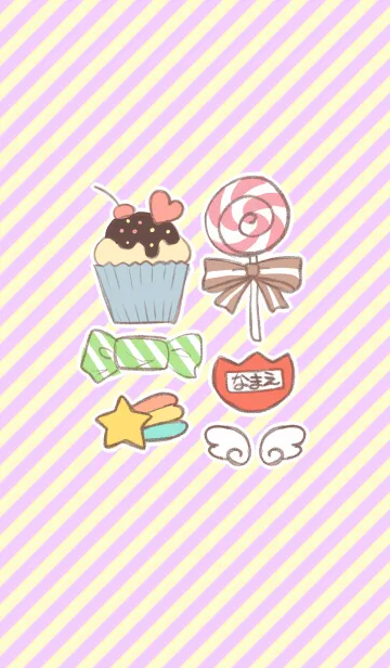 ふわふわパステルのLINE着せ替え