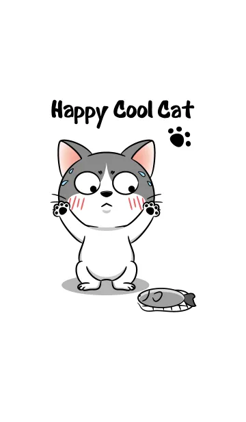 [LINE着せ替え] happy cool catの画像1