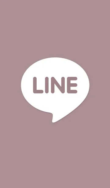 スモーキーピンクのLINE着せ替え