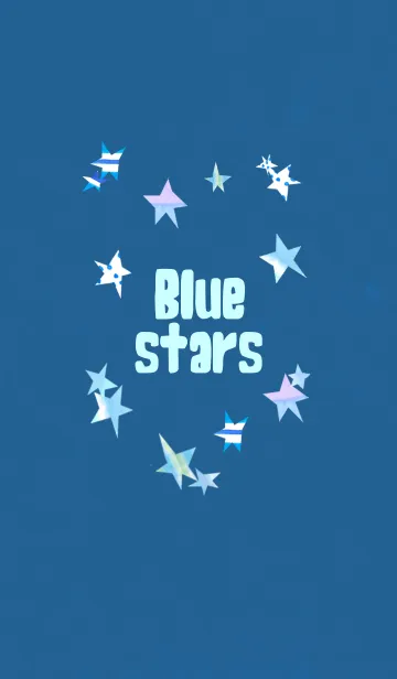 [LINE着せ替え] 青い星の画像1