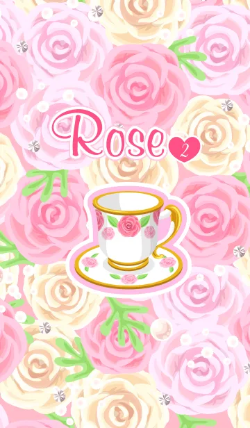 大人かわいいバラの着せかえ2の着せ替えメイン画像