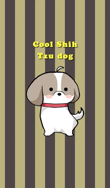 [LINE着せ替え] クールなシーズー犬の画像1