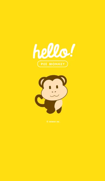 [LINE着せ替え] HELLO PEE MONKEYの画像1