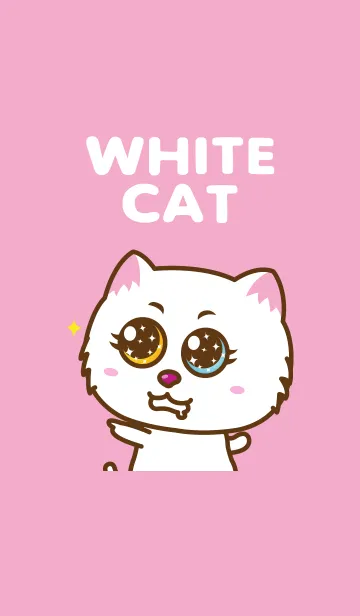 [LINE着せ替え] WhiteCatの画像1