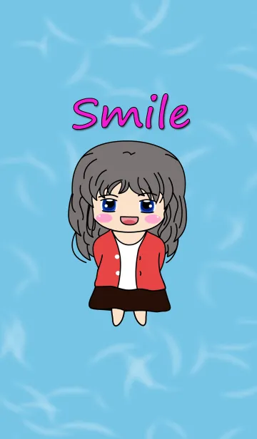 [LINE着せ替え] Smile girlの画像1